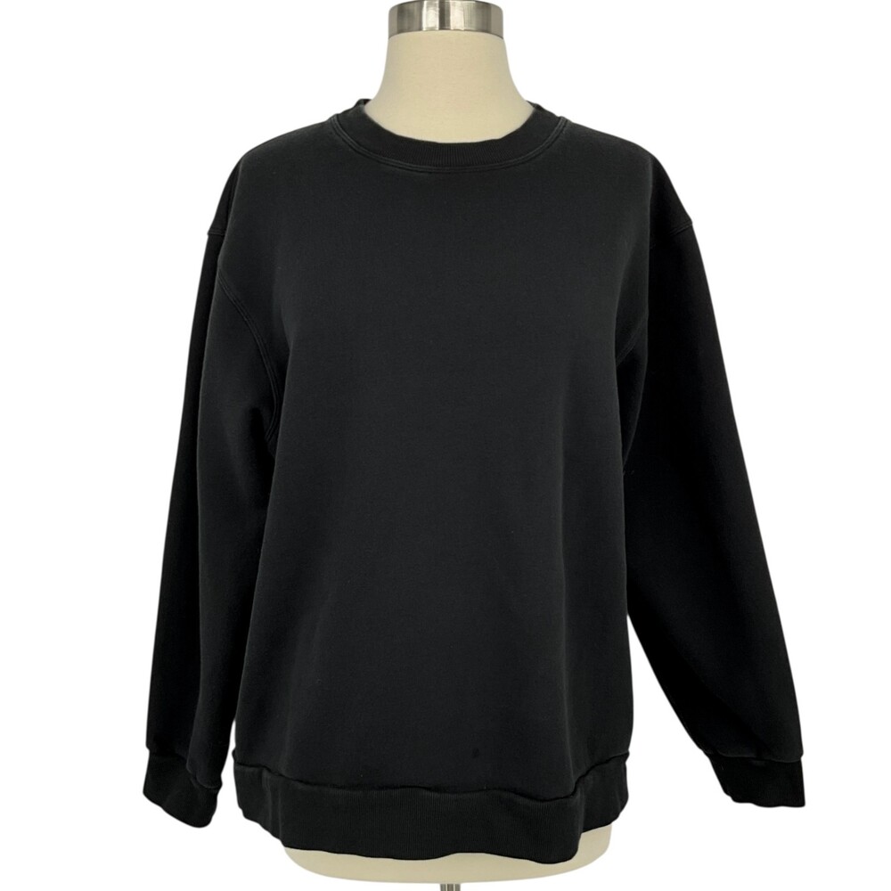 Lululemon Sweatshirt Black Size 8 / 10 ? Athletic Long Sleeve Crew Neck Pullover